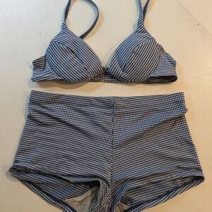 Chic Gingham Bikini Set